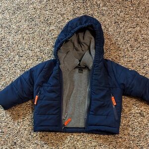 Rothschild Gray Infant Hooded Jacket